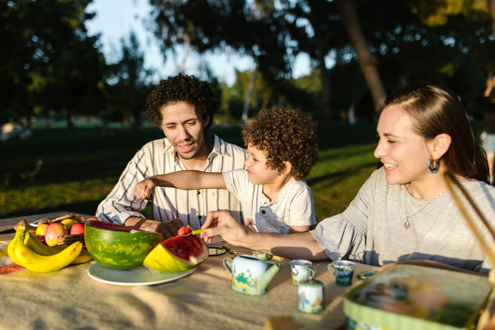 Happy family protected by United Liberty health coverage